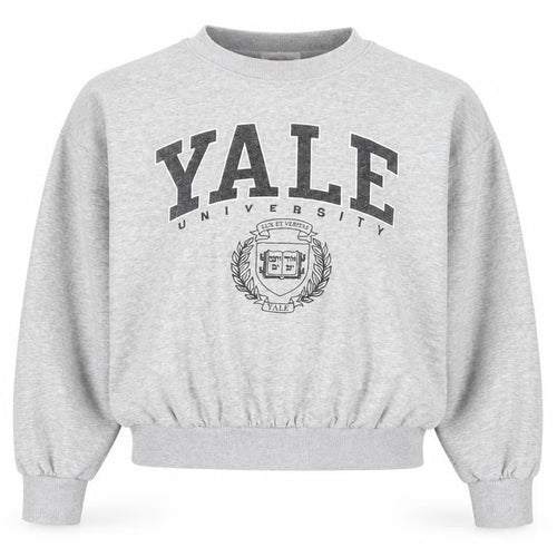 H&M Women Grey Yale University Crew Neck Sweatshirt XS