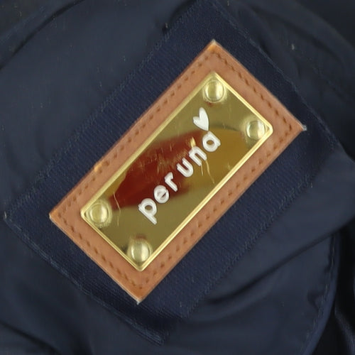 Marks and Spencer Per Una Women's Blue Quilted Jacket UK 12