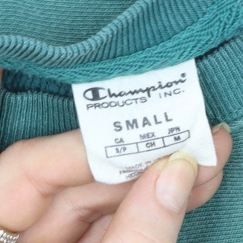 Champion Women’s Green Small Crew Neck Pullover Sweatshirt
