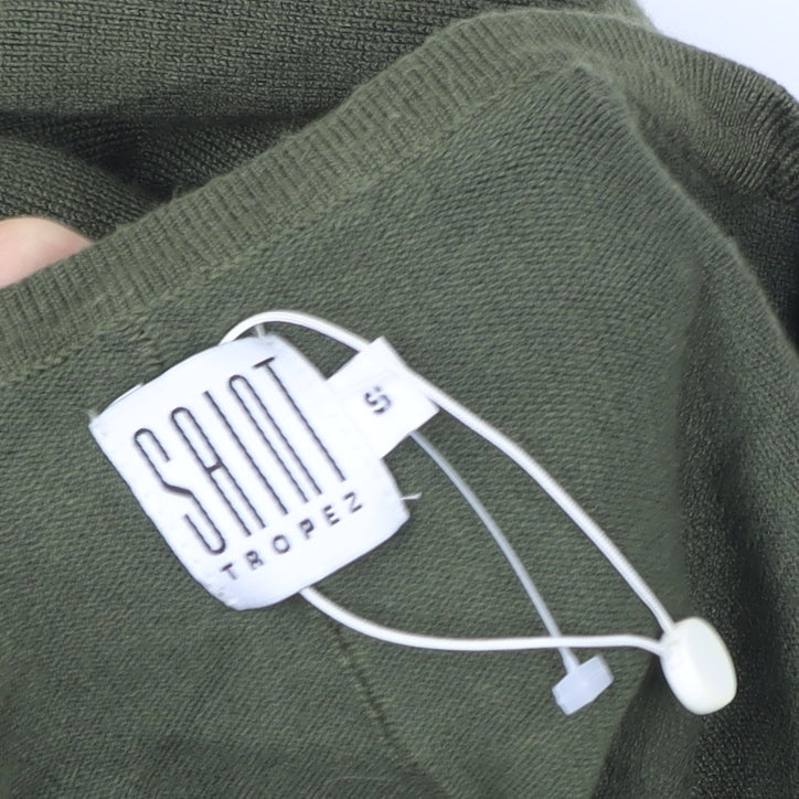 Saint Tropez Women's Green Pullover Sweatshirt Size S
