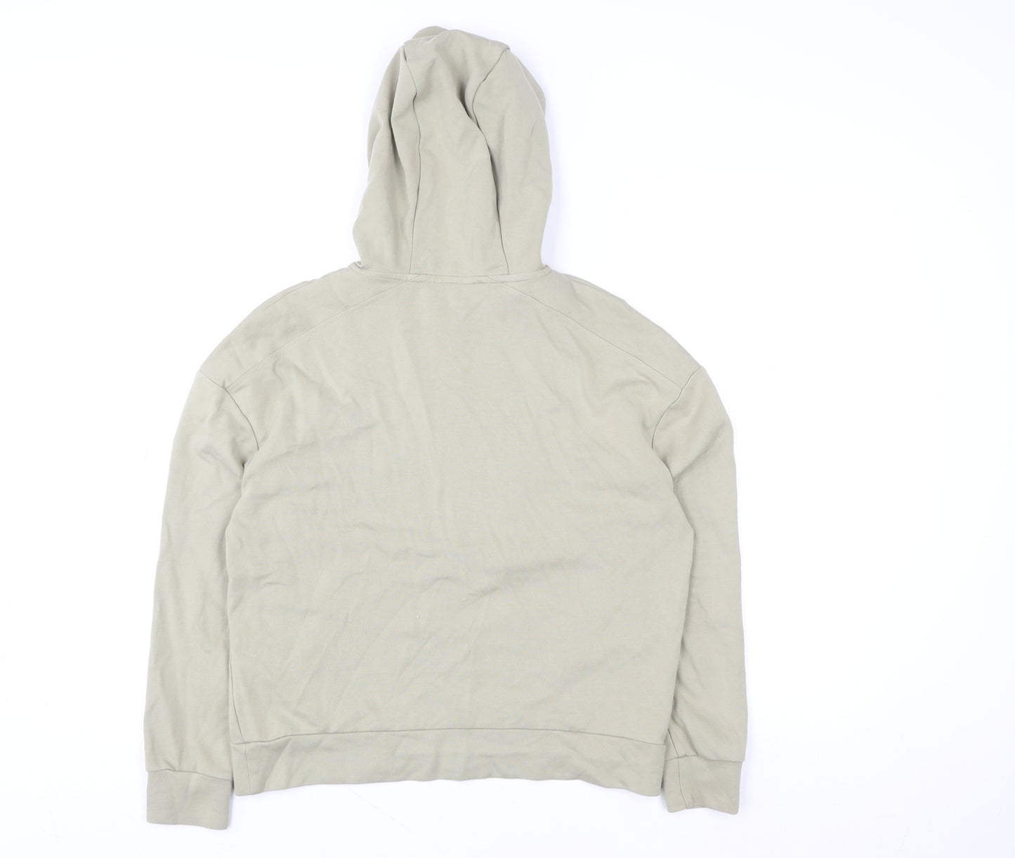 Mango Women’s Beige XS Hoodie Jacket 1/2 Zip Cotton Lightweight