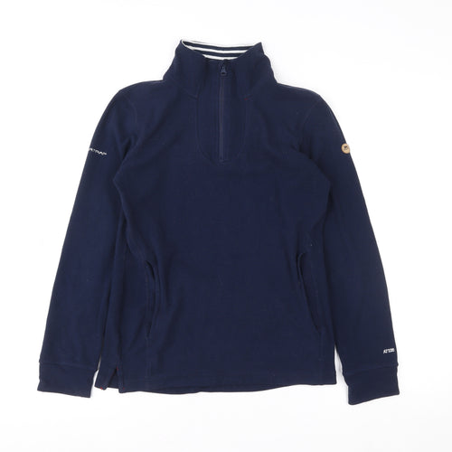 Trespass Womens Navy XS 1/2 Zip Fleece Pullover Sweatshirt