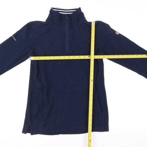 Trespass Womens Navy XS 1/2 Zip Fleece Pullover Sweatshirt