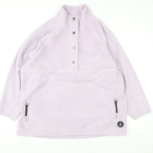 Next Women’s Purple Fleece Half Zip Jacket 2XL - Winter Casual