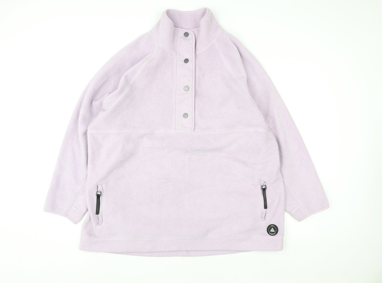 Next Women’s Purple Fleece Half Zip Jacket 2XL - Winter Casual
