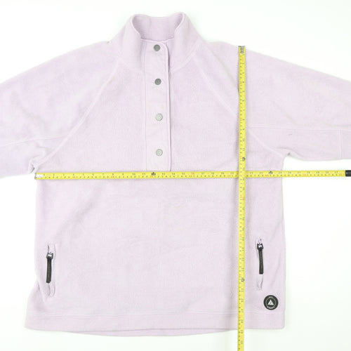 Next Women’s Purple Fleece Half Zip Jacket 2XL - Winter Casual