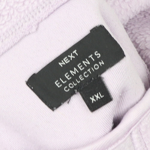 Next Women’s Purple Fleece Half Zip Jacket 2XL - Winter Casual