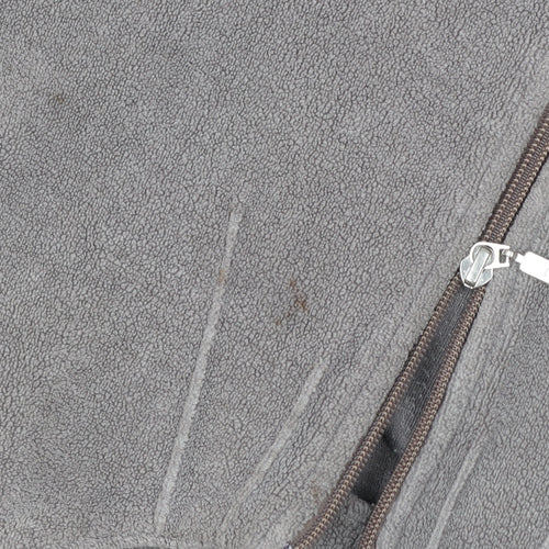 Marks and Spencer Per Una Grey Fleece Zip Up Women's Jacket L