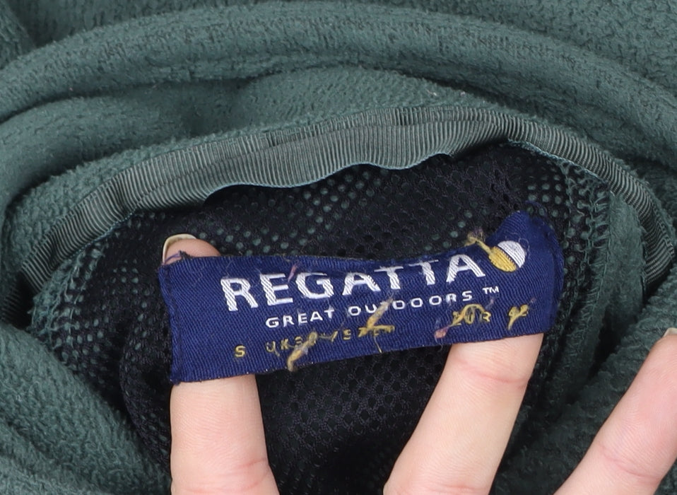 Regatta Men's Green Full Zip Fleece Jacket Size S Outdoor Sweatshirt