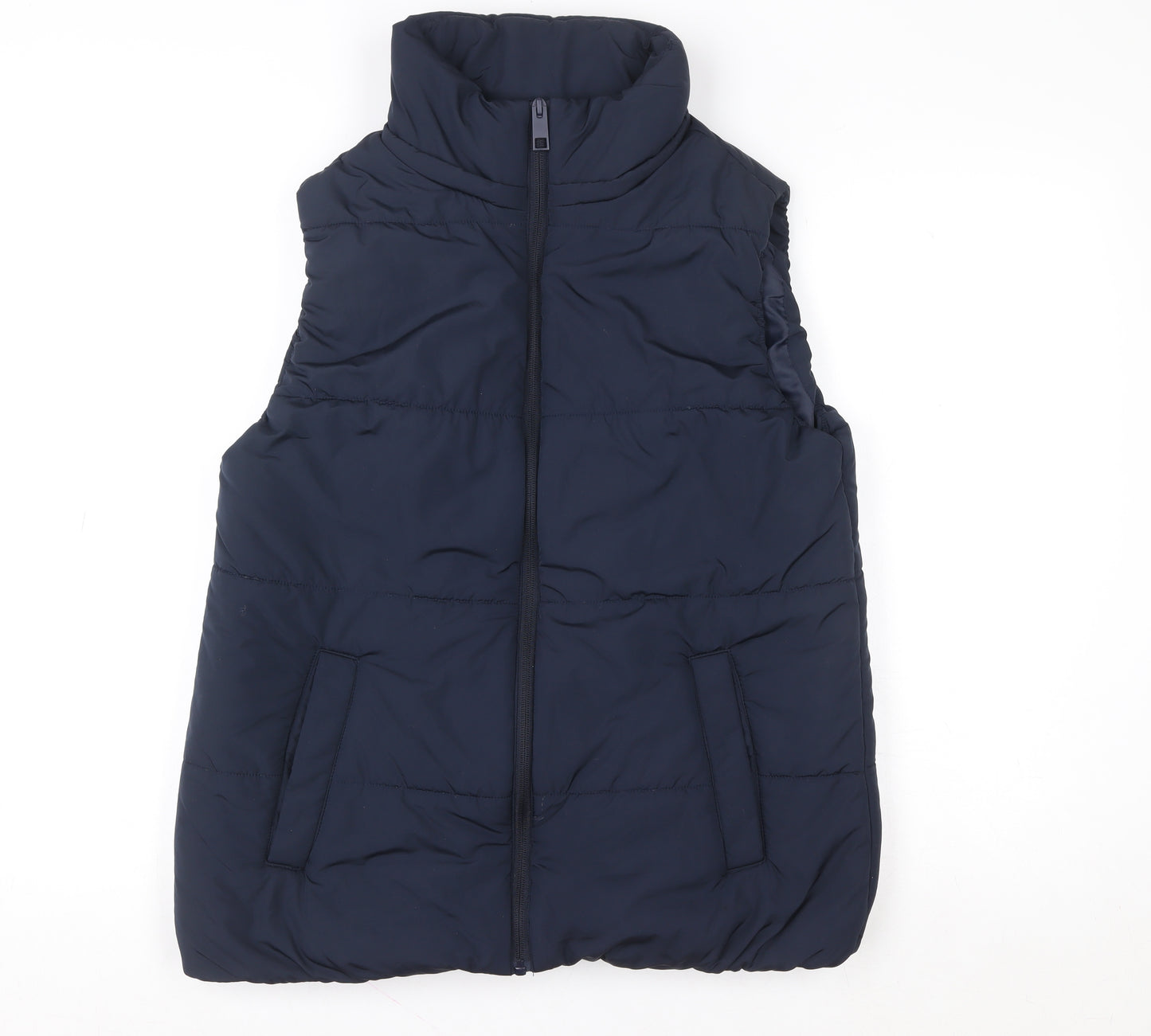 Marks and Spencer Women's Blue Size 12 Puffer Bodywarmer Waistcoat