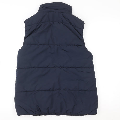 Marks and Spencer Women's Blue Size 12 Puffer Bodywarmer Waistcoat