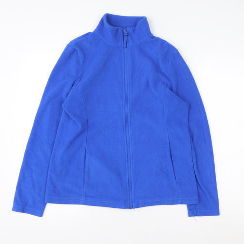 Dunnes Stores Men's Blue Fleece Full Zip Sweatshirt Medium