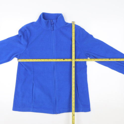 Dunnes Stores Men's Blue Fleece Full Zip Sweatshirt Medium