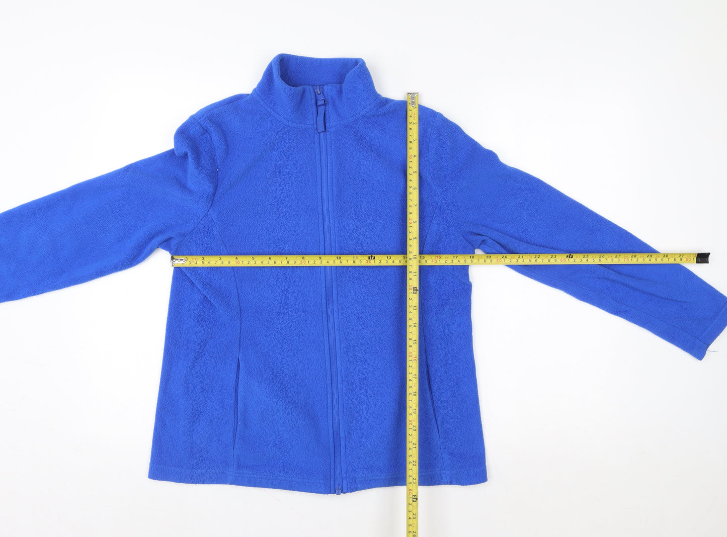 Dunnes Stores Men's Blue Fleece Full Zip Sweatshirt Medium
