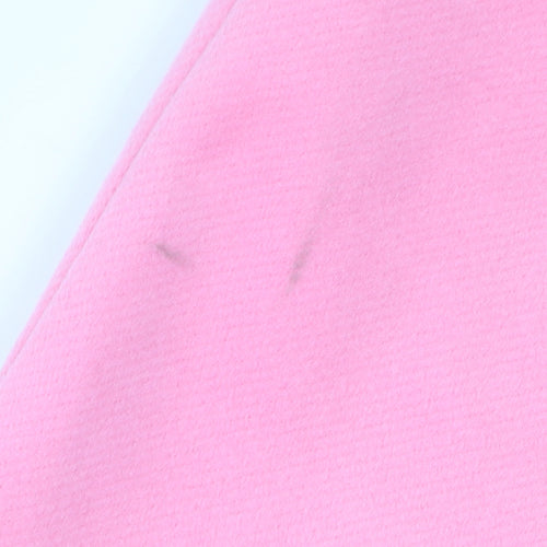 Marks and Spencer Women’s Pink Mid-Length Buttoned Overcoat Size 14