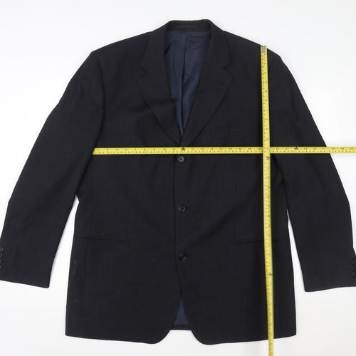 Hugo Boss Womens Black Wool Suit Jacket Size 28 Regular Fit