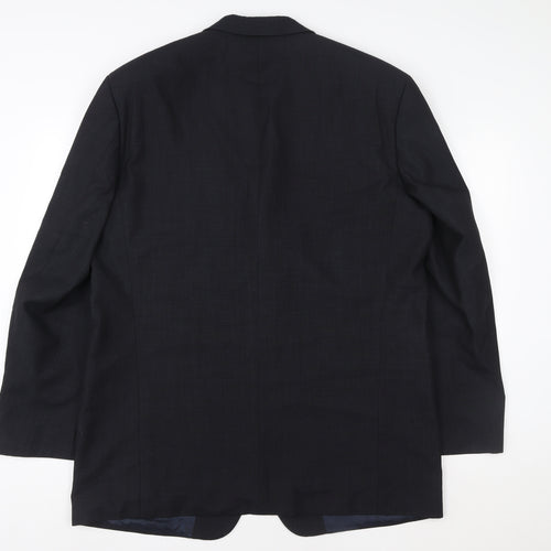 Hugo Boss Womens Black Wool Suit Jacket Size 28 Regular Fit