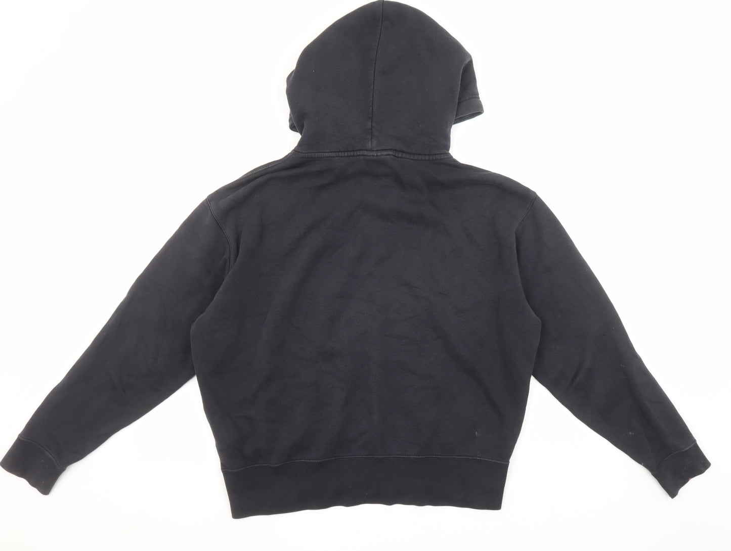 Nike Womens Black XS Pullover Hoodie Cotton Blend Sweatshirt