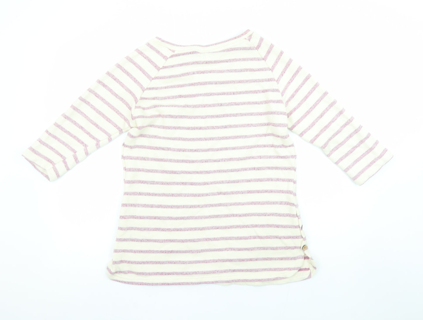 Weird Fish Women’s Pink Stripe Size 10 Tunic Sweatshirt