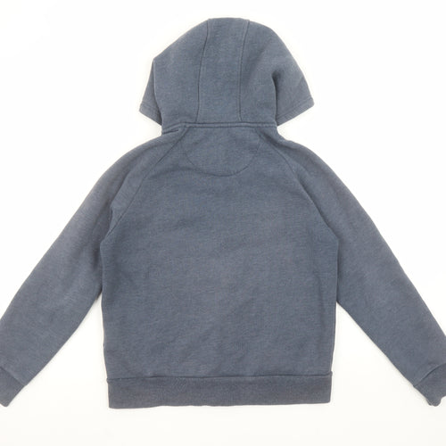 Weird Fish Boys Blue Full Zip Hoodie 11-12 Years Cotton Blend