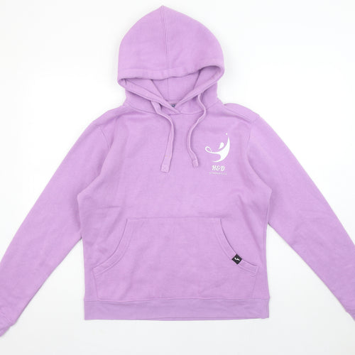 Joma Womens Lilac Pullover Hoodie Medium Cotton Blend Gym Sweatshirt