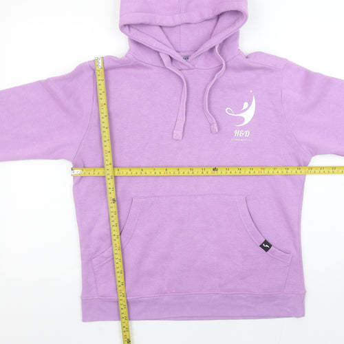 Joma Womens Lilac Pullover Hoodie Medium Cotton Blend Gym Sweatshirt