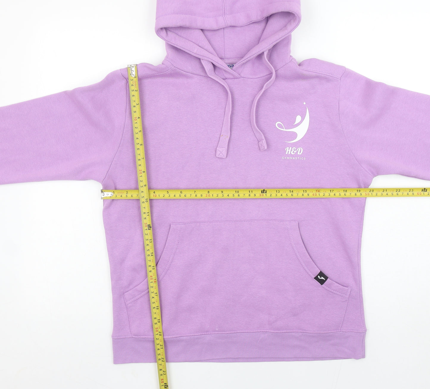 Joma Womens Lilac Pullover Hoodie Medium Cotton Blend Gym Sweatshirt