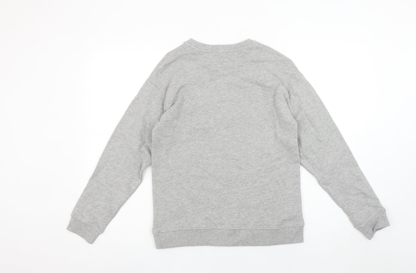 MNG Kids Girls Grey Sequin 07 Sweatshirt 11-12 Years Crew Neck Pullover