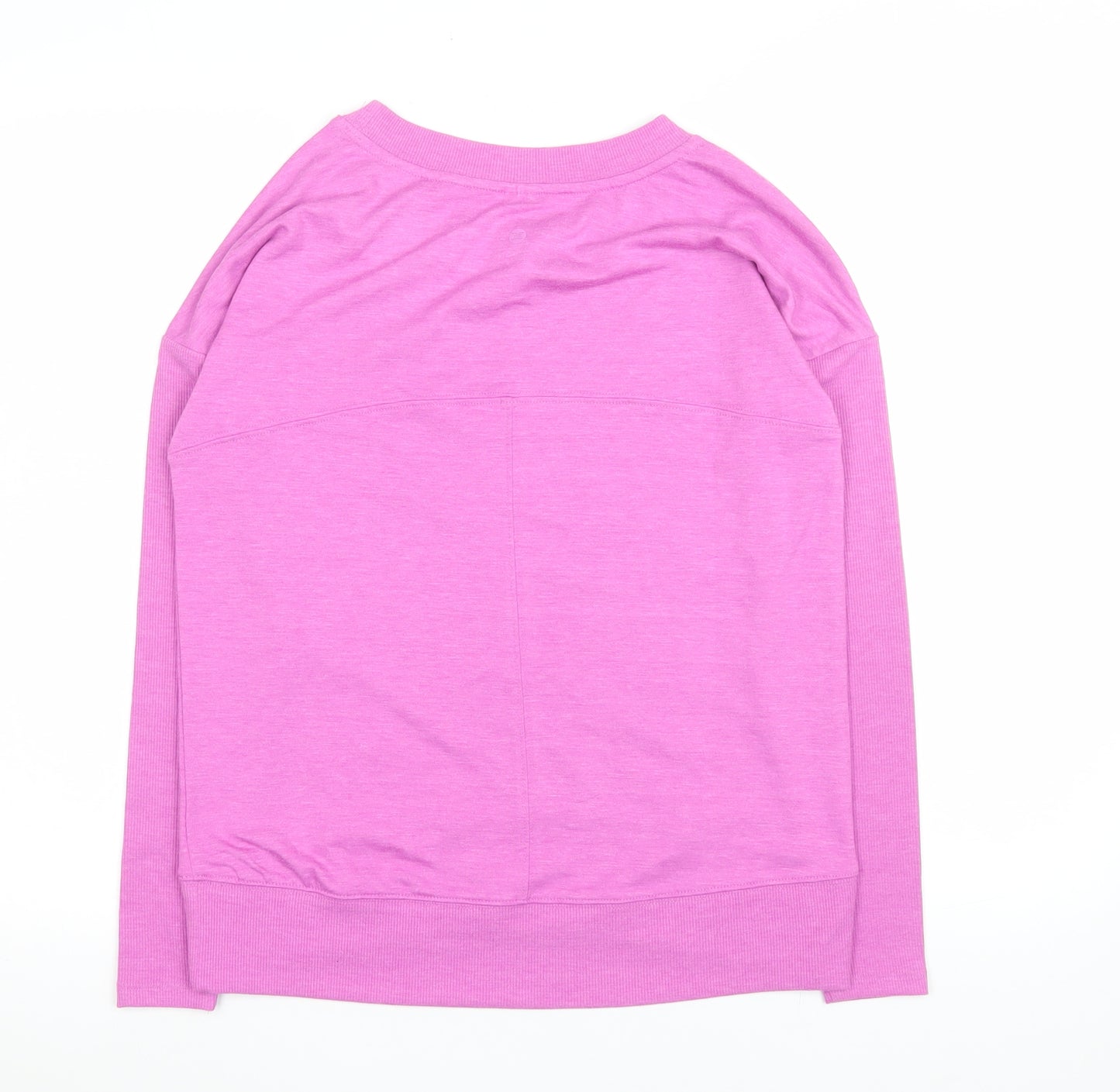 RBX Women’s Pink Long Sleeve Crew Neck Basic Jersey Top XS