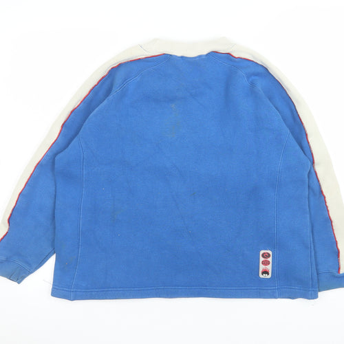 Saltrock Boys Blue Graphic Fleece Pullover Sweatshirt Size M