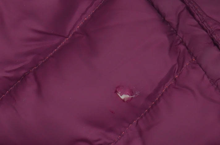 Mountain Warehouse Girls Purple Hooded Puffer Jacket 11-12 Years Warm Nylon Zip Coat
