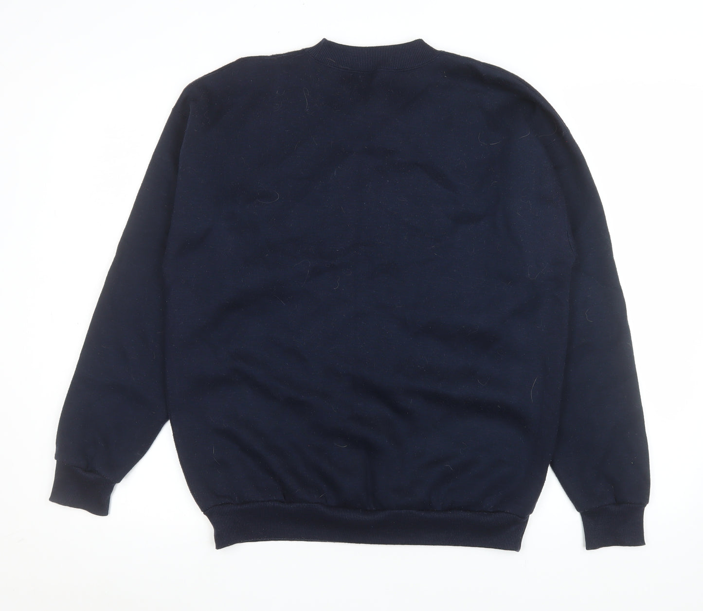 Mr. Kangaroo Men's Blue Embroidered Australia Melbourne Cotton Sweatshirt S