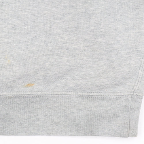Nike Women’s Grey Small Pullover Hoodie with Logo