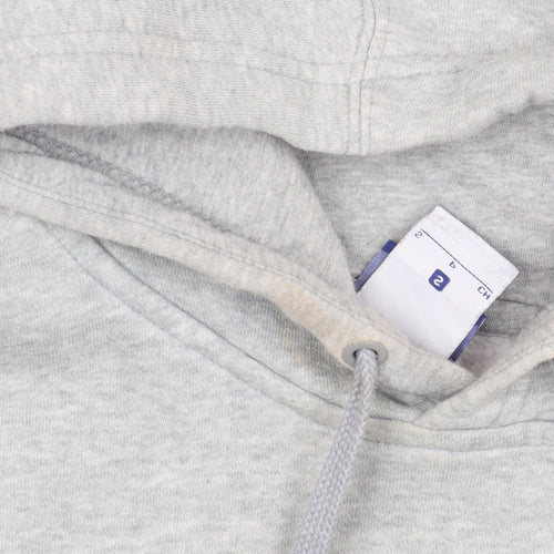 Nike Women’s Grey Small Pullover Hoodie with Logo