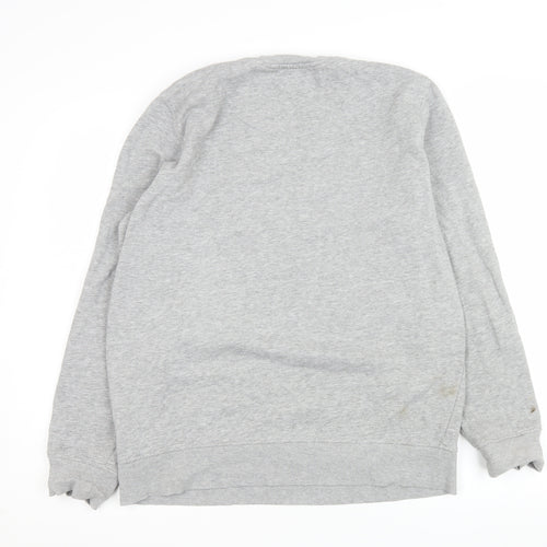 Brave Soul Men's Grey XL New York Crew Neck Sweatshirt Pullover