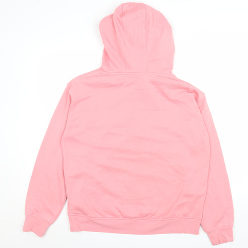 Disney Women Pink Mickey Mouse Pullover Hoodie Size S 10/12