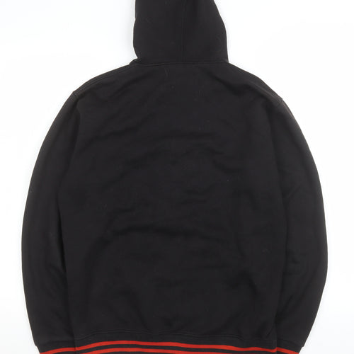 Ralph Lauren Women Black L Hoodie Full Zip Cotton Blend Jacket