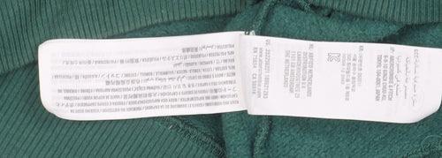 Hollister Women's Green Hooded Full Zip Cotton Jacket M