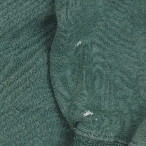 Hollister Women's Green Hooded Full Zip Cotton Jacket M