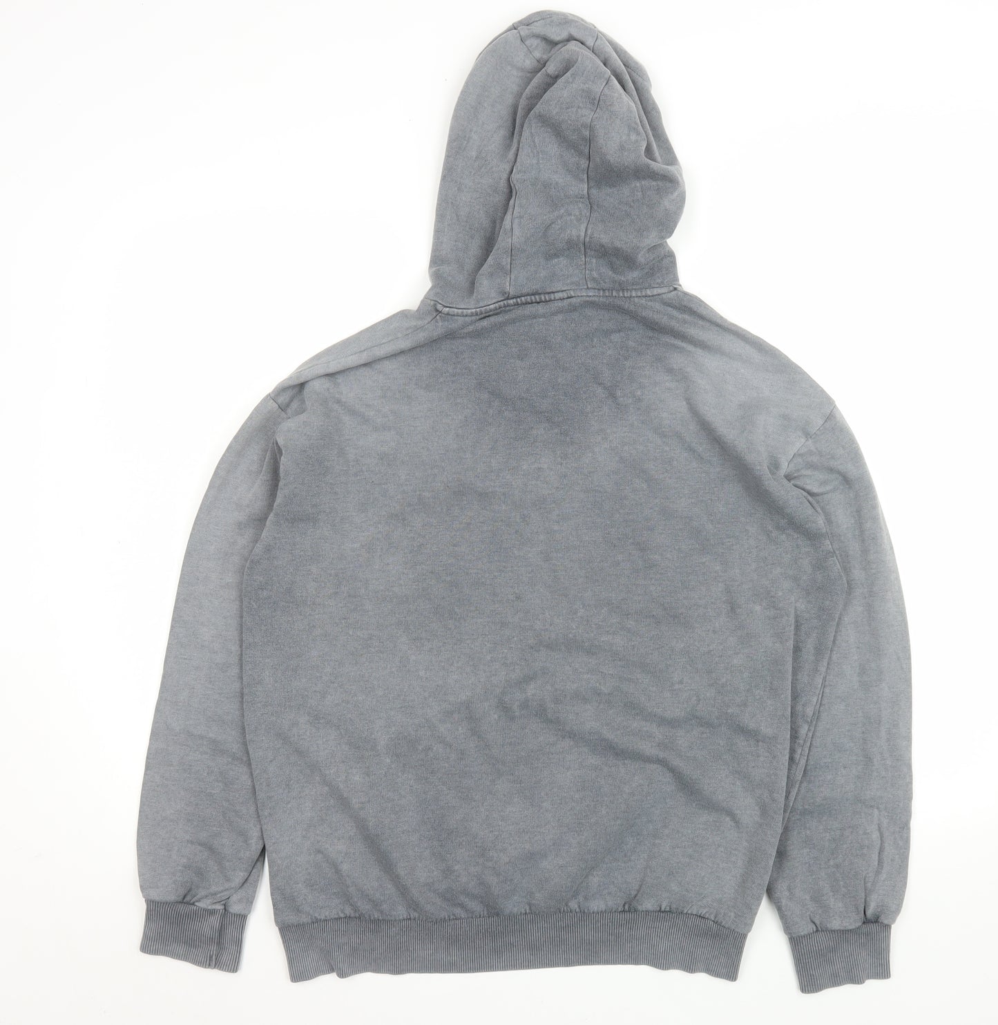 Marvel Mens Grey Pullover Hoodie Size S Graphic Comic Fleece Sweatshirt