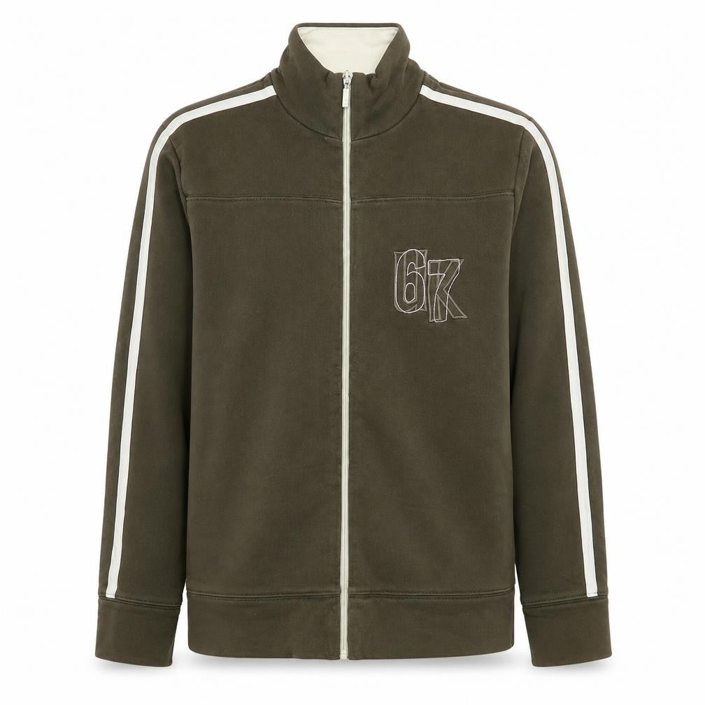 Burton Men's Green Cotton Full Zip Basic Jacket Size M