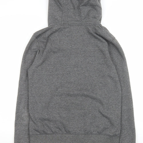 SoulCal & Co Women's Grey Full Zip Hooded Jacket Size 12