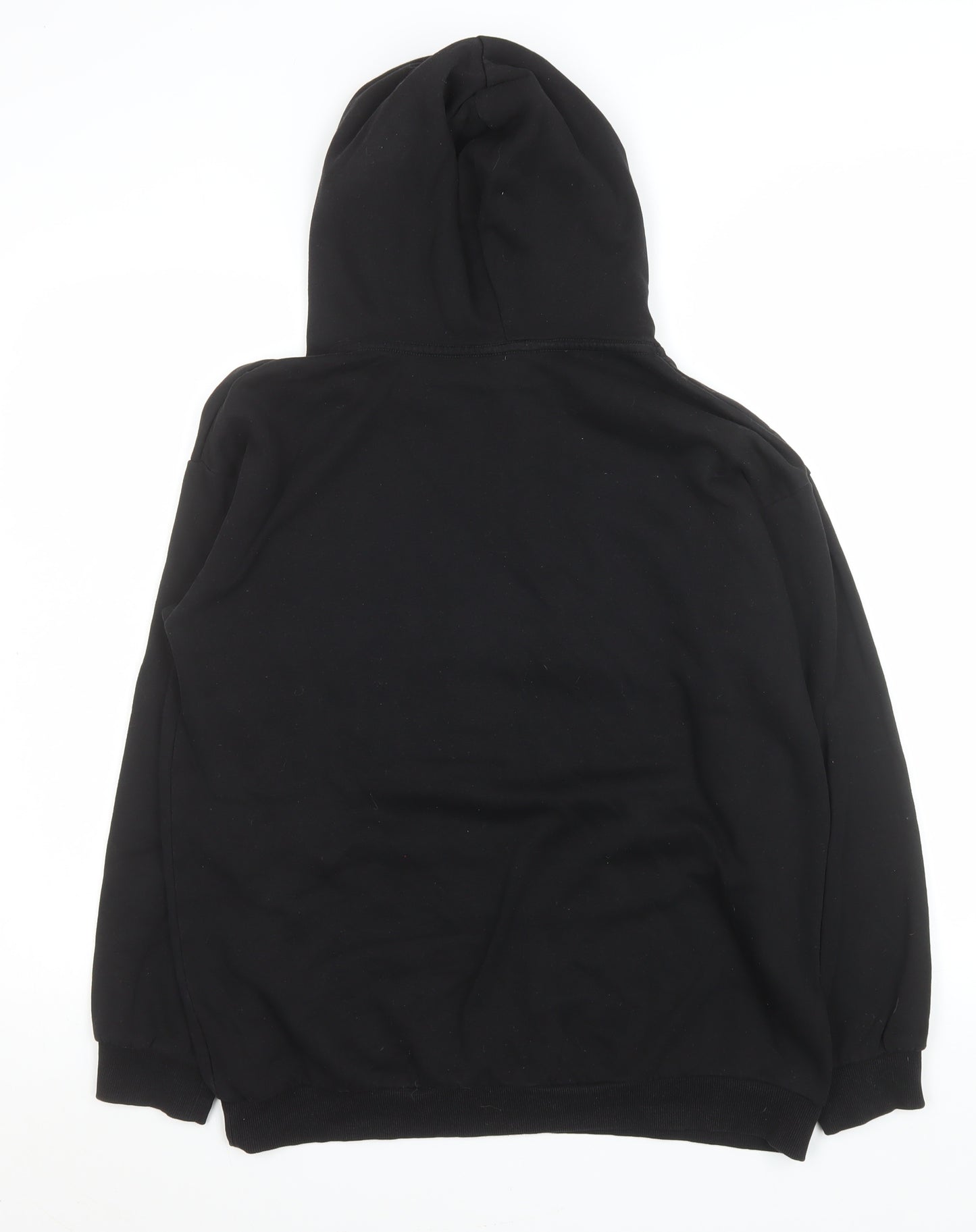 H&M Teens Black Chicago Graphic Print Pullover Hoodie Size 164