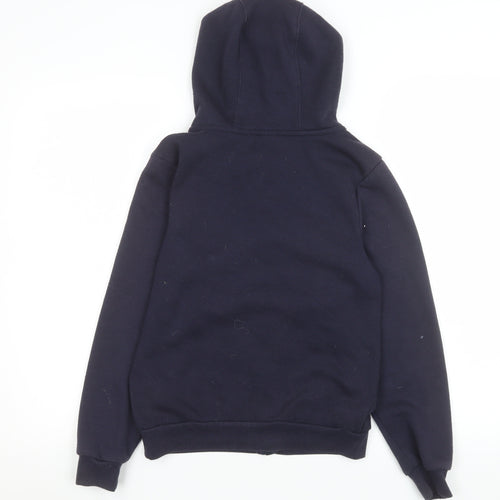Slazenger Boys Navy Blue Hooded Zip-Up Fleece Jacket 11-12 Years