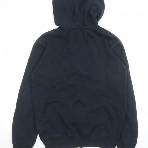 Superday Studios Womens Black Small Hooded Full Zip Cotton Jacket