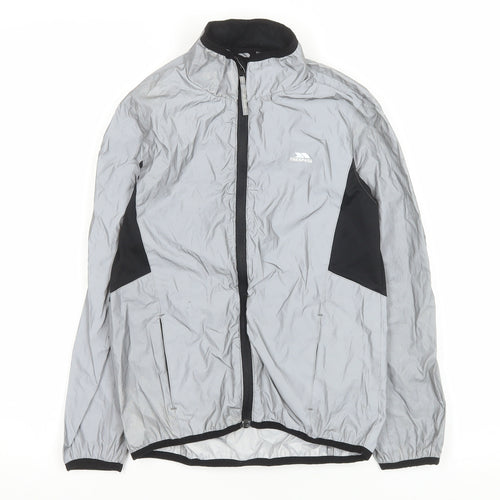 Trespass Boys Grey 7-8 Years Lightweight Windbreaker Jacket