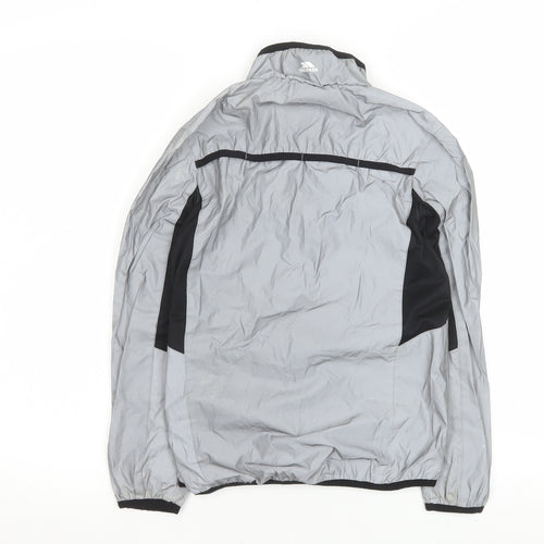 Trespass Boys Grey 7-8 Years Lightweight Windbreaker Jacket