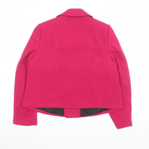 Marks and Spencer Women’s Pink Double-Breasted Petite Blazer UK 14