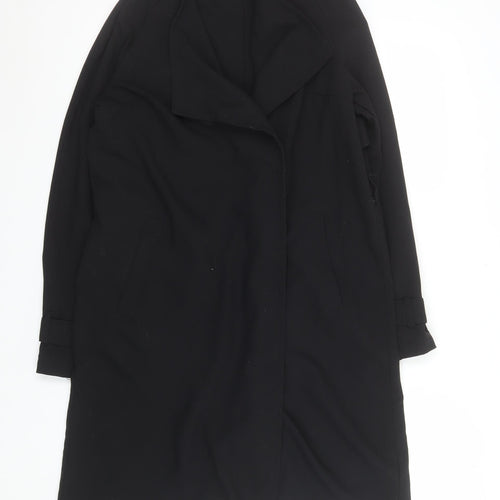 Divided Women Black Size 8 Shift Knee Length Workwear Dress