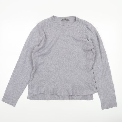 Oasis Women’s Grey Wool Blend Crew Neck Jumper Size S